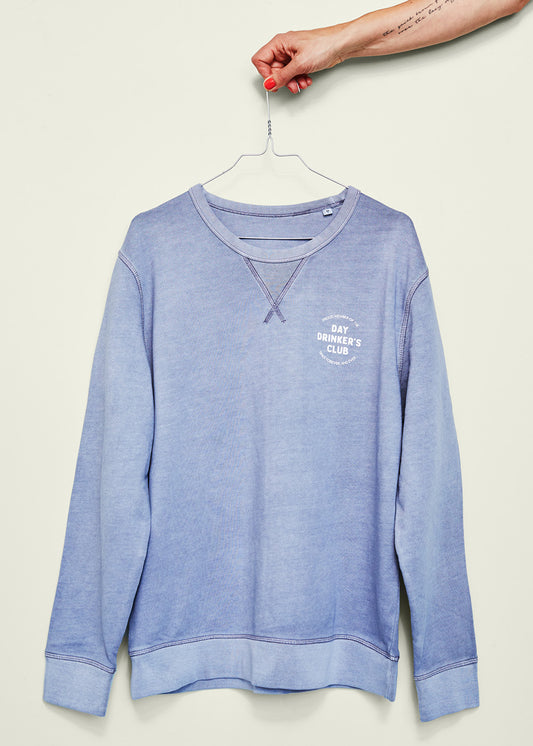 Daydrinker's Club Sweatshirt blåmeleret