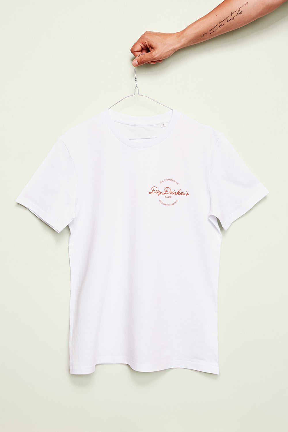 Daydrinker's Club Tee hvid - the Original