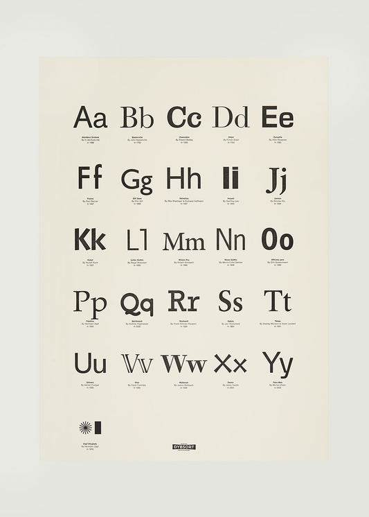 Typographer's ABC - Beige