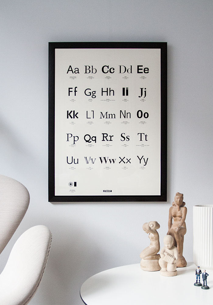 Typographer's ABC - Råhvid