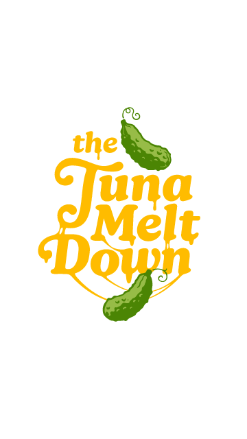 PRE-ORDER: The Tuna Meltdown - hvid T-shirt, 3 color screenprint